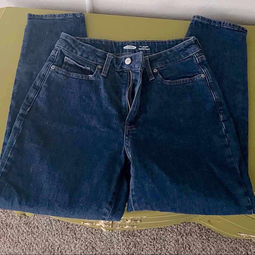 Old navy OG straight 6P dark denim jeans